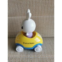 ForceAero Adventures Little Buggy Vehicle Preschool Toy for Ages 3 and Up (Rabbit in Helicopter)
